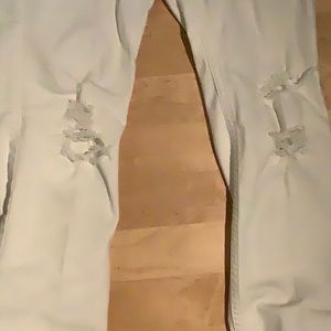 White skinny jeans!